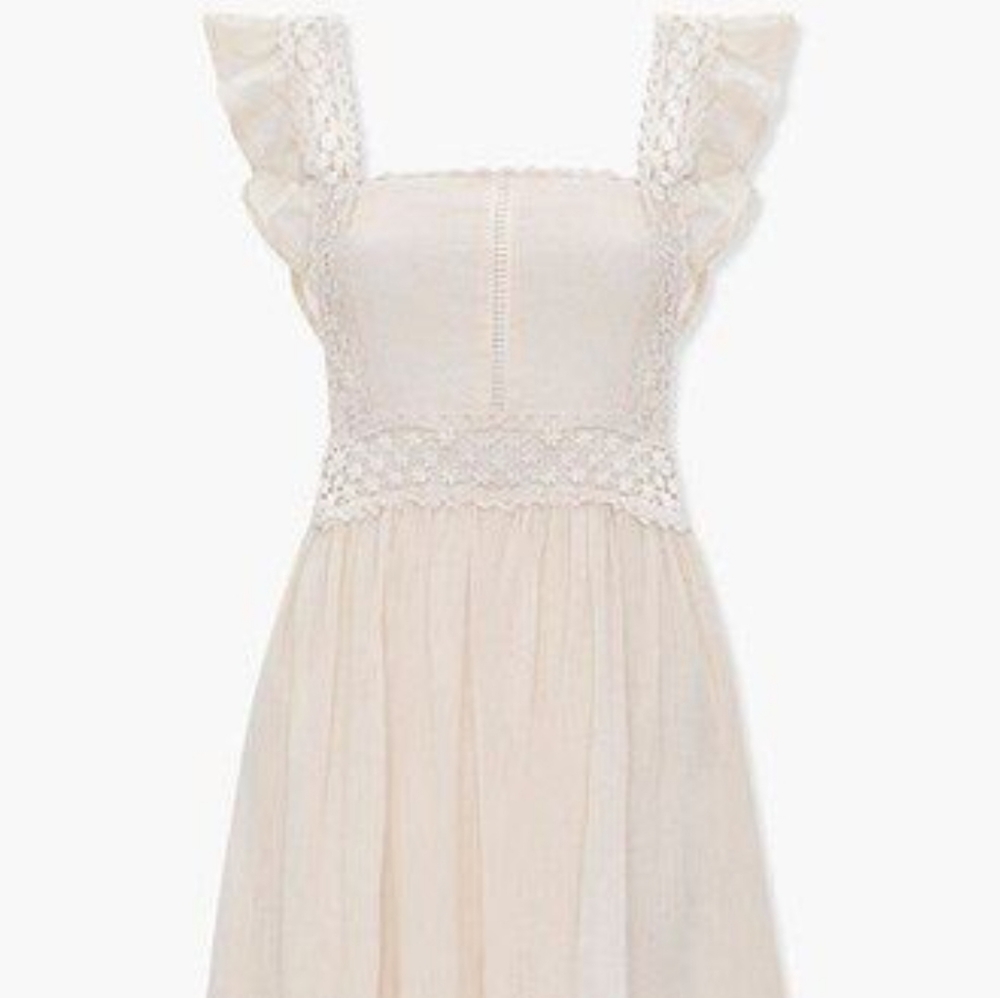 Forever 21 crochet trim dress size large